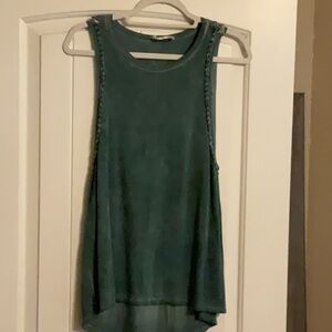 Peach Love California Green Sleeveless Tank Top